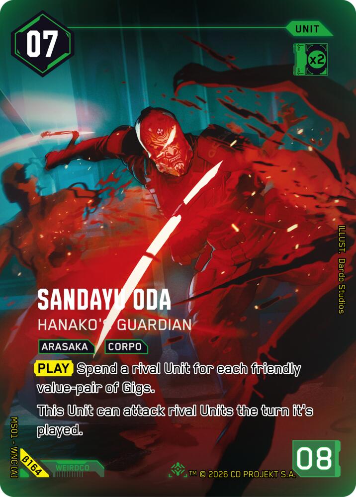 【WNCBβ164/EN】Sandayu Oda: Hanako's Guardian（ICONIC）