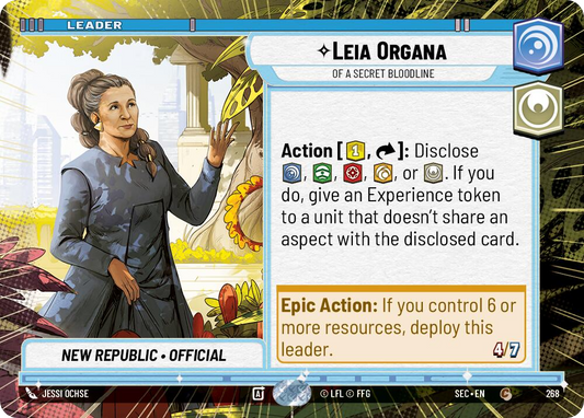 【SEC0268/EN】Leia Organa - Of A Secret Bloodline (Hyperspace)