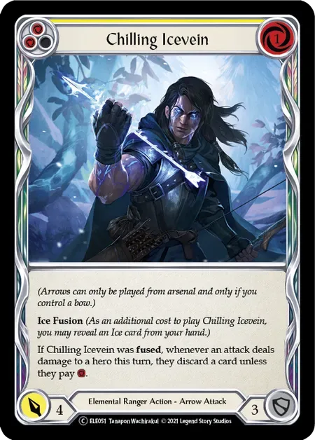 【U-ELE051/EN】Chilling Icevein[Yellow]