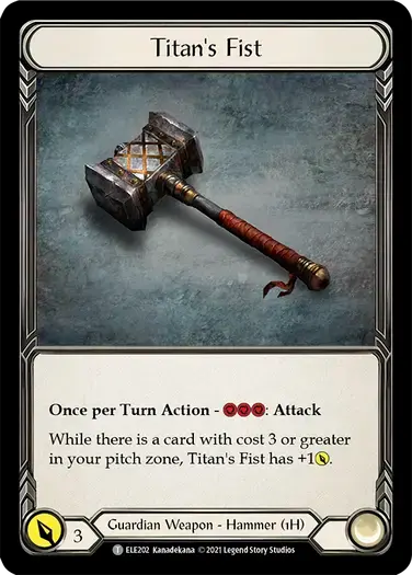 【ELE202/EN】Titan's Fist