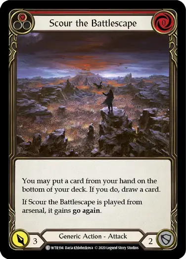 【U-WTR194/EN/RF】Scour the Battlescape[Red]