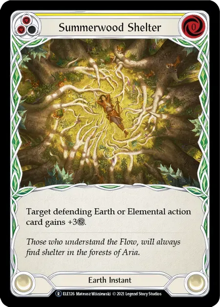 【U-ELE126/EN】Summerwood Shelter[Yellow]