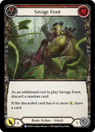 【U-WTR014/EN】Savage Feast[Red]