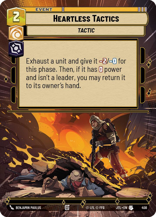 【JTL928/EN】Heartless Tactics (HYPERSPACE/FOIL)