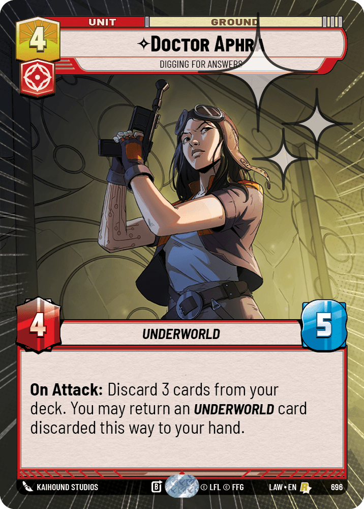 【LAW696/EN】Doctor Aphra - Digging for answers (Hyperspace/Foil)