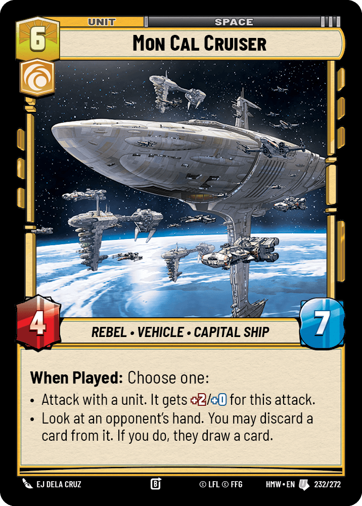 【HMW232/EN】Mon Cal Cruiser