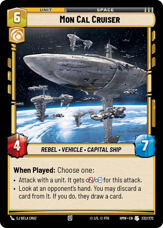 【HMW232/EN】Mon Cal Cruiser