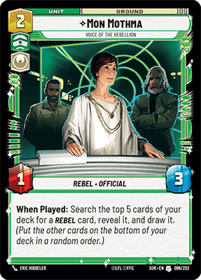 【SOR096/EN】Mon Mothma - Voice Of The Rebellion