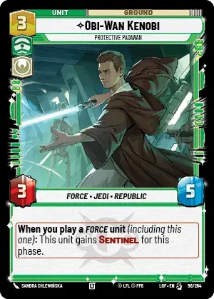 【LOF598/EN】Obi-Wan Kenobi - Protective Padawan(Foil)