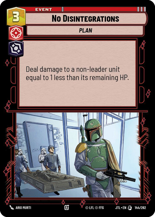 【JTL642/EN】No Disintegrations(Foil)
