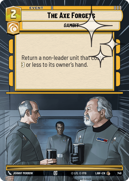 【LAW748/EN】The Axe Forgets (Hyperspace/Foil)