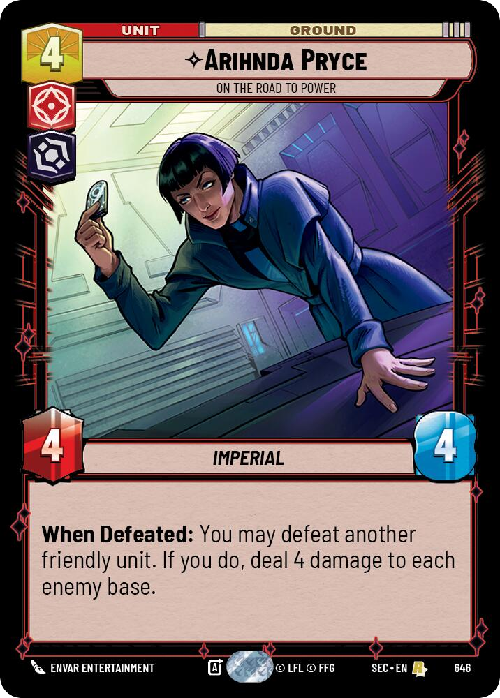 【SEC0646/EN】Arihnda Pryce - On the Road to Power (Foil)