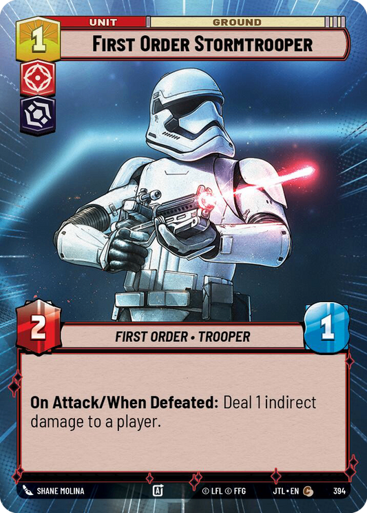 【JTL866/EN】First Order Stormtrooper (HYPERSPACE/FOIL)