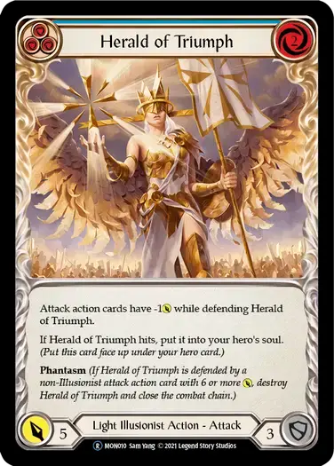 【U-MON010/EN】Herald of Triumph[Blue]