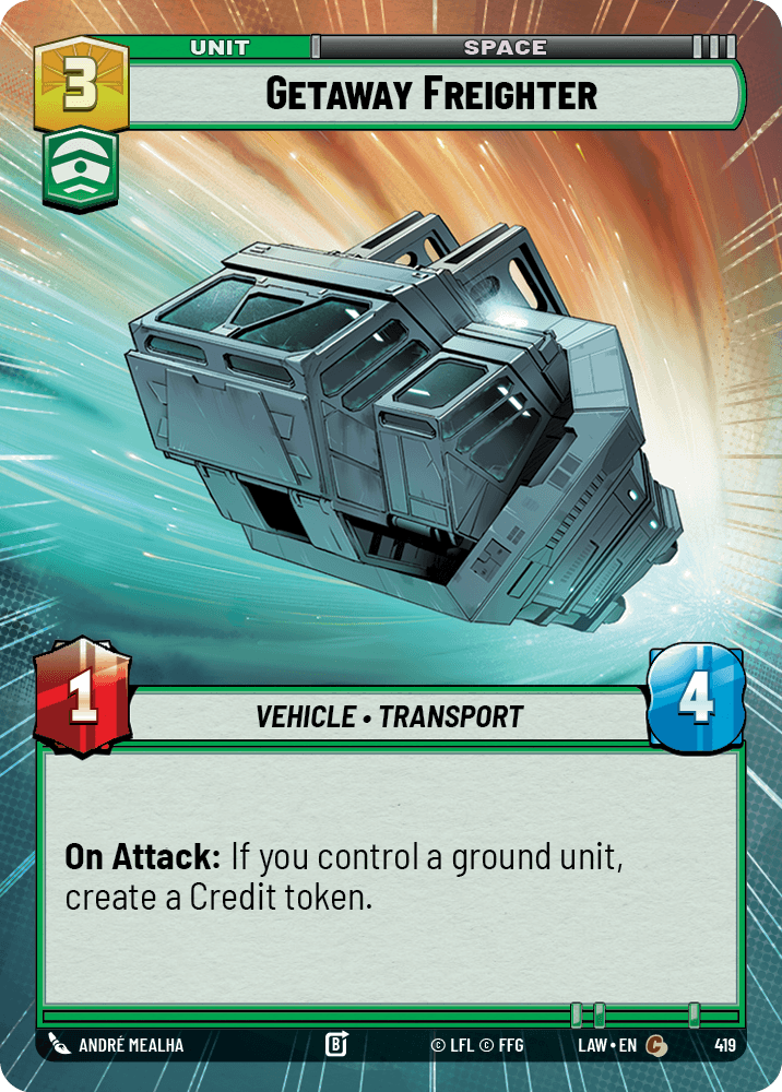 【LAW419/EN】Getaway Freighter (Hyperspace)