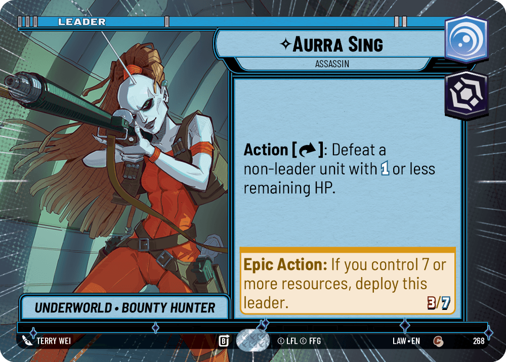 【LAW268/EN】Aurra Sing - Assassin (Hyperspace)