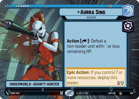 【LAW268/EN】Aurra Sing - Assassin (Hyperspace)