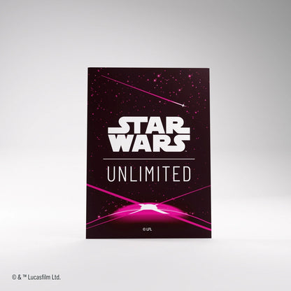 【GAMEGENIC】SWU ART SLEEVES - Card Back Magenta※配送方法はゆうパックをご選択ください