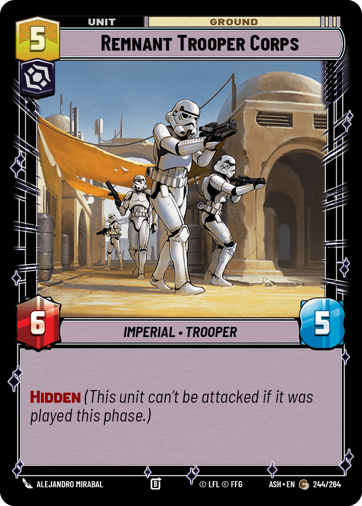 【ASH244/EN】Remnant Trooper Corps