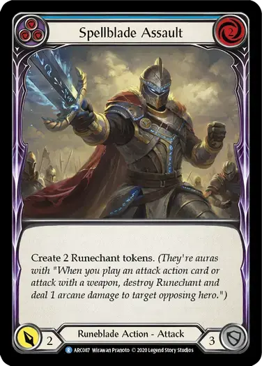 【U-ARC087/EN】Spellblade Assault[Blue]