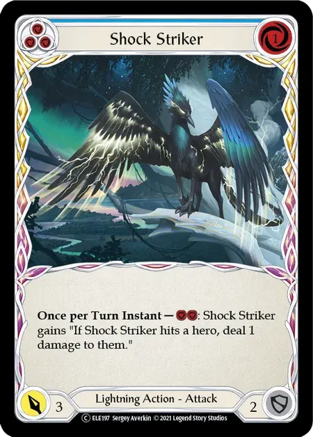 【U-ELE197/EN】Shock Striker[Blue]