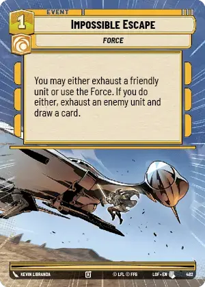 【LOF958/EN】Impossible Escape(Hyperspace/Foil)
