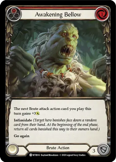【U-WTR032/EN】Awakening Bellow[Red]
