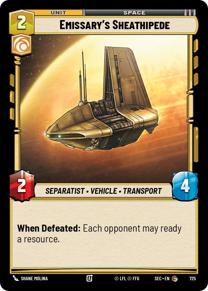 【SEC0725/EN】Emissary's Sheathipede (Foil)