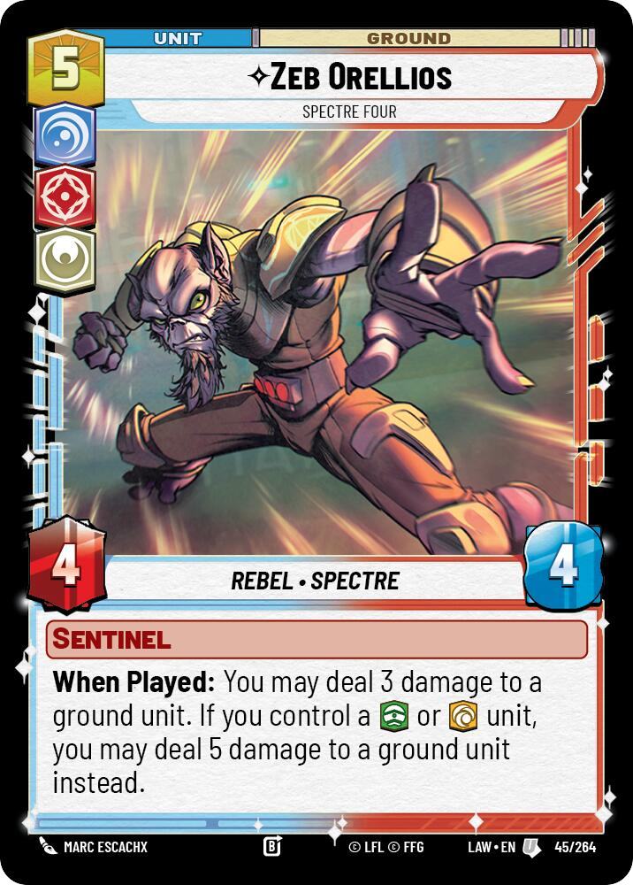 【LAW045/EN】Zeb Orellios - Spectre Four