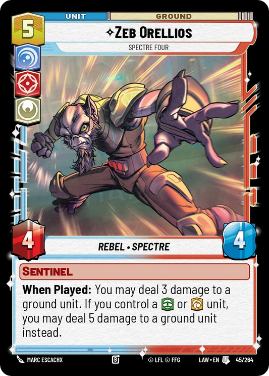 【LAW045/EN】Zeb Orellios - Spectre Four