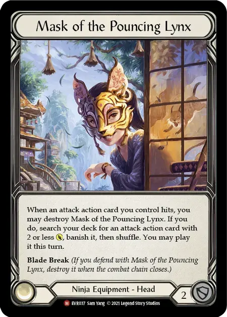【EVR037/EN】Mask of the Pouncing Lynx