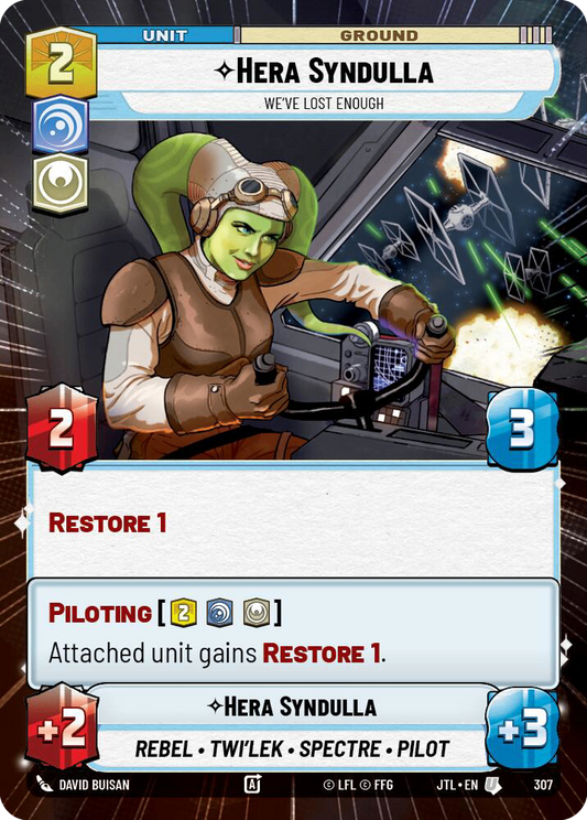 【JTL307/EN】Hera Syndulla - We've Lost Enough(Hyperspace)