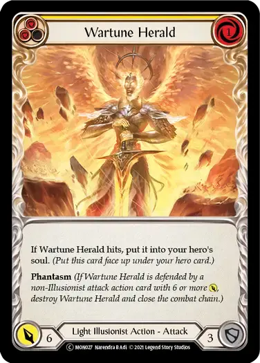 【U-MON027/EN/RF】Wartune Herald[Yellow]