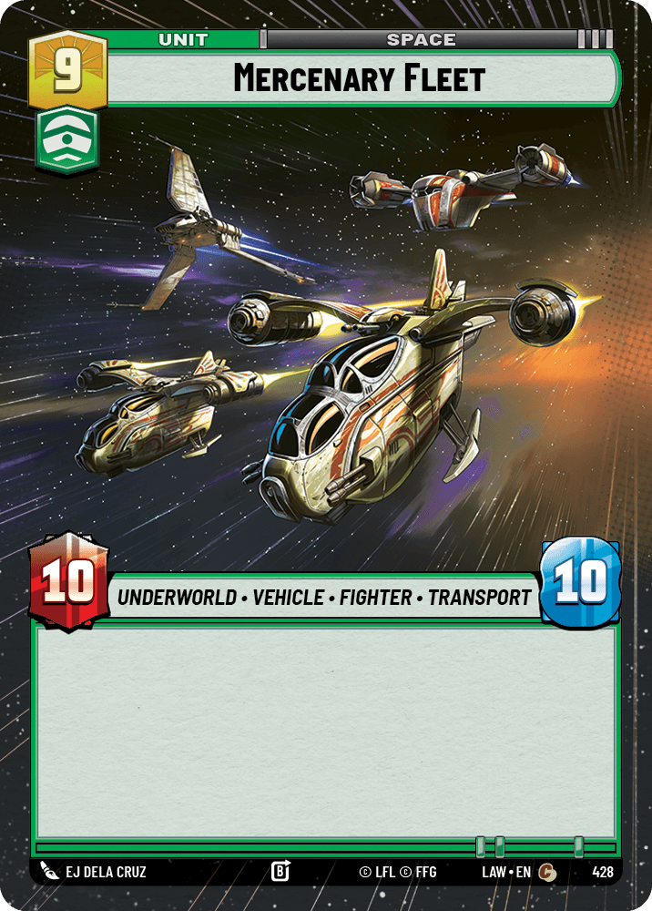 【LAW428/EN】Mercenary Fleet (Hyperspace)