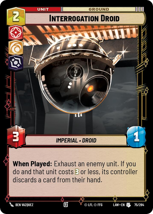 【LAW075/EN】Interrogation Droid