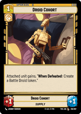 【TWI218/EN】Droid Cohort(FOIL)