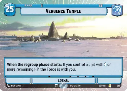 【LOF283/EN】Vergence Temple(Hyperspace)