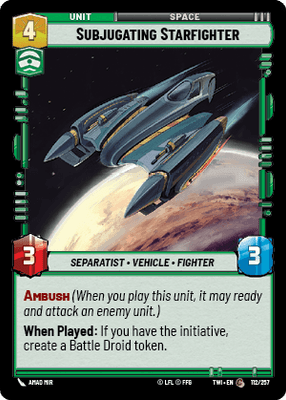 【TWI112/EN】Subjugating Starfighter