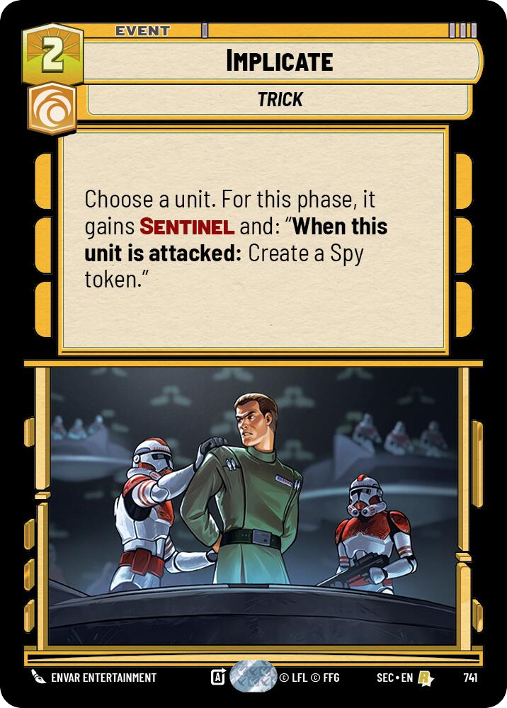 【SEC0741/EN】Implicate (Foil)