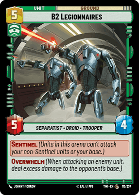 【TWI113/EN】B2 Legionnaires(FOIL)