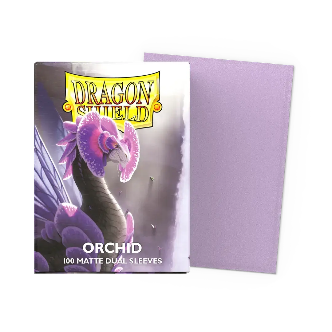 【Dragon Shield】Matte Dual - ORCHID(スタンダードサイズ/100枚入り)※配送方法はゆうパックをご選択ください