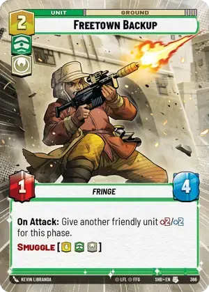 【SHD366/EN】Freetown Backup (HYPERSPACE/FOIL)