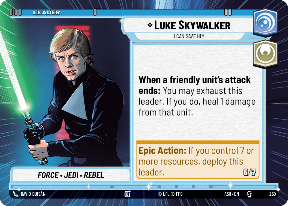 【ASH269/EN】Luke Skywalker - I Can Save Him (Hyperspace)