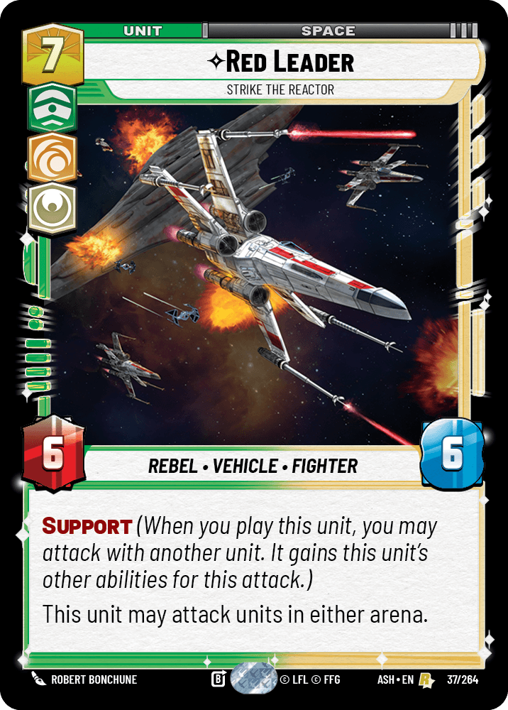 【ASH037/EN】Red Leader - Strike the Reactor