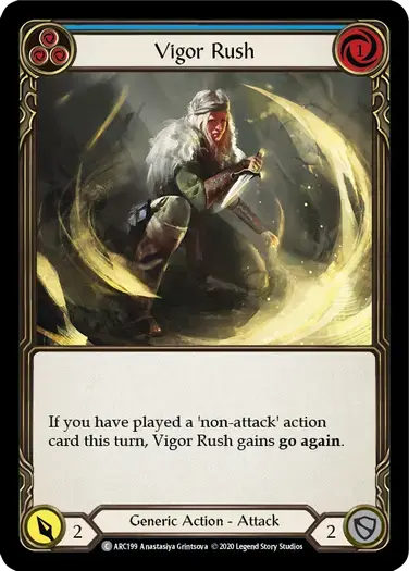 【U-ARC199/EN】Vigor Rush[Blue]