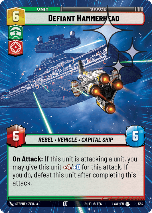 【LAW564/EN】Defiant Hammerhead (Hyperspace/Foil)