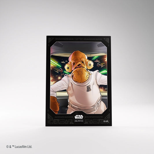 【GAMEGENIC】SWU ART SLEEVES - Admiral Ackbar※配送方法はゆうパックをご選択ください