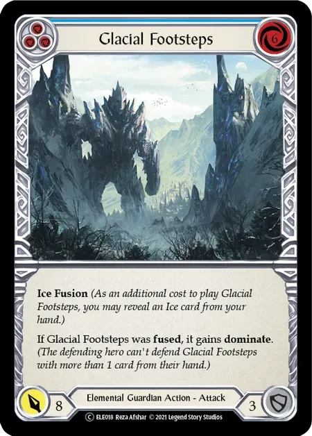 【U-ELE018/EN/RF】Glacial Footsteps[Blue]