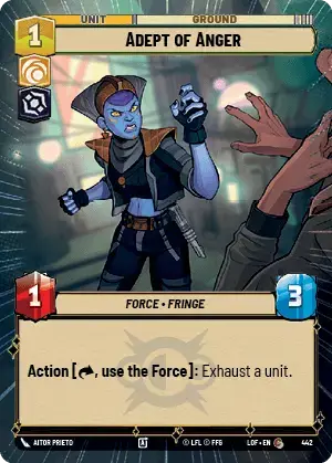 【LOF918/EN】Adept of Anger(Hyperspace/Foil)