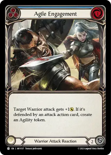 【HVY117/EN/RF】Agile Engagement/敏捷な交戦[Blue]